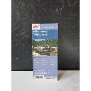 Minnesota Wisconsin AAA State Series Map